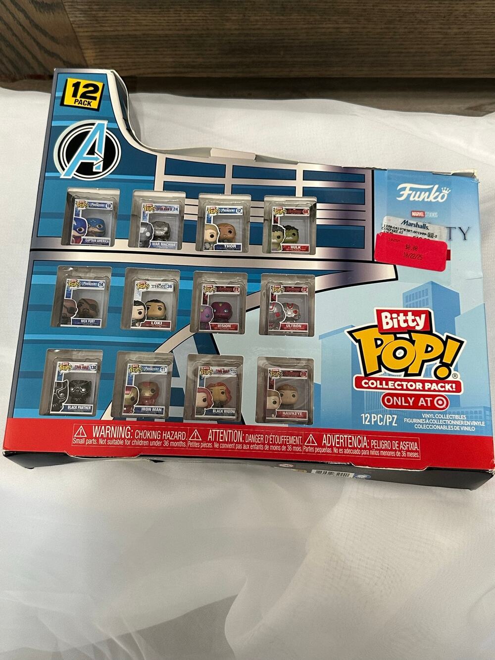 Marvel 12pk bitty pop.